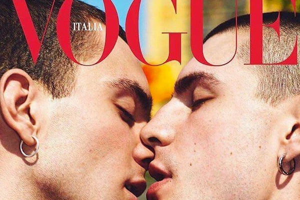 Vogue Italia features same-sex kisses on September cover