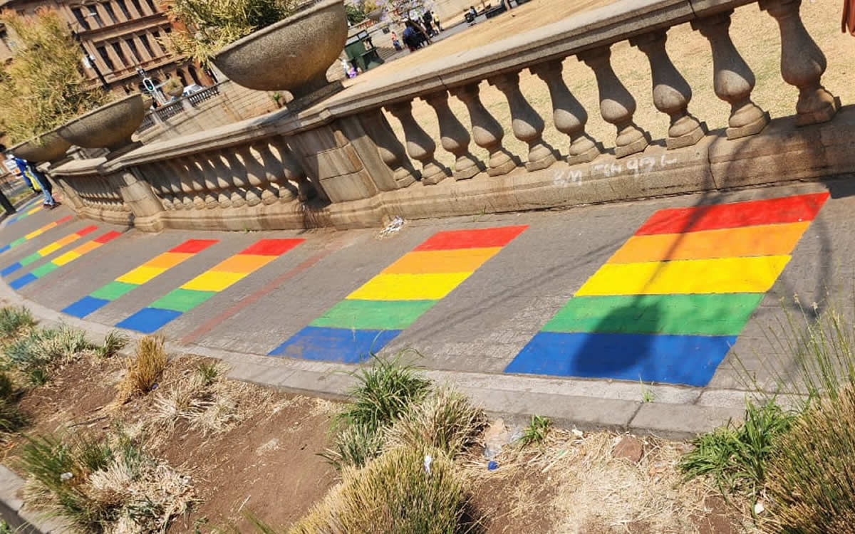 South Africa cities install continents first Pride crosswalks image image
