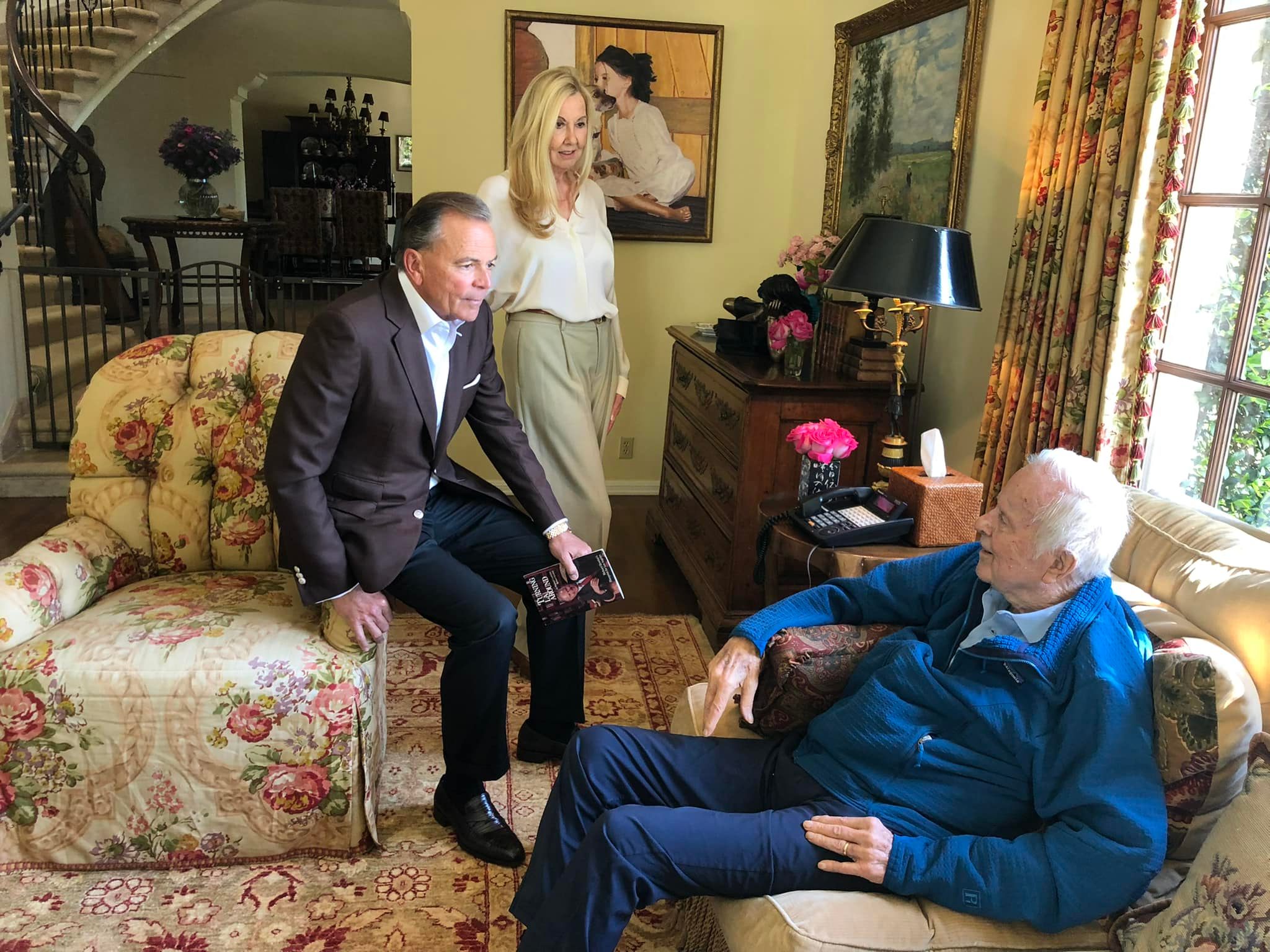 Rick Caruso with former LA Mayor Mayor Richard Riordan Facebook