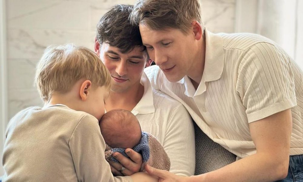 Tom Daley's baby joy met with social media homophobia