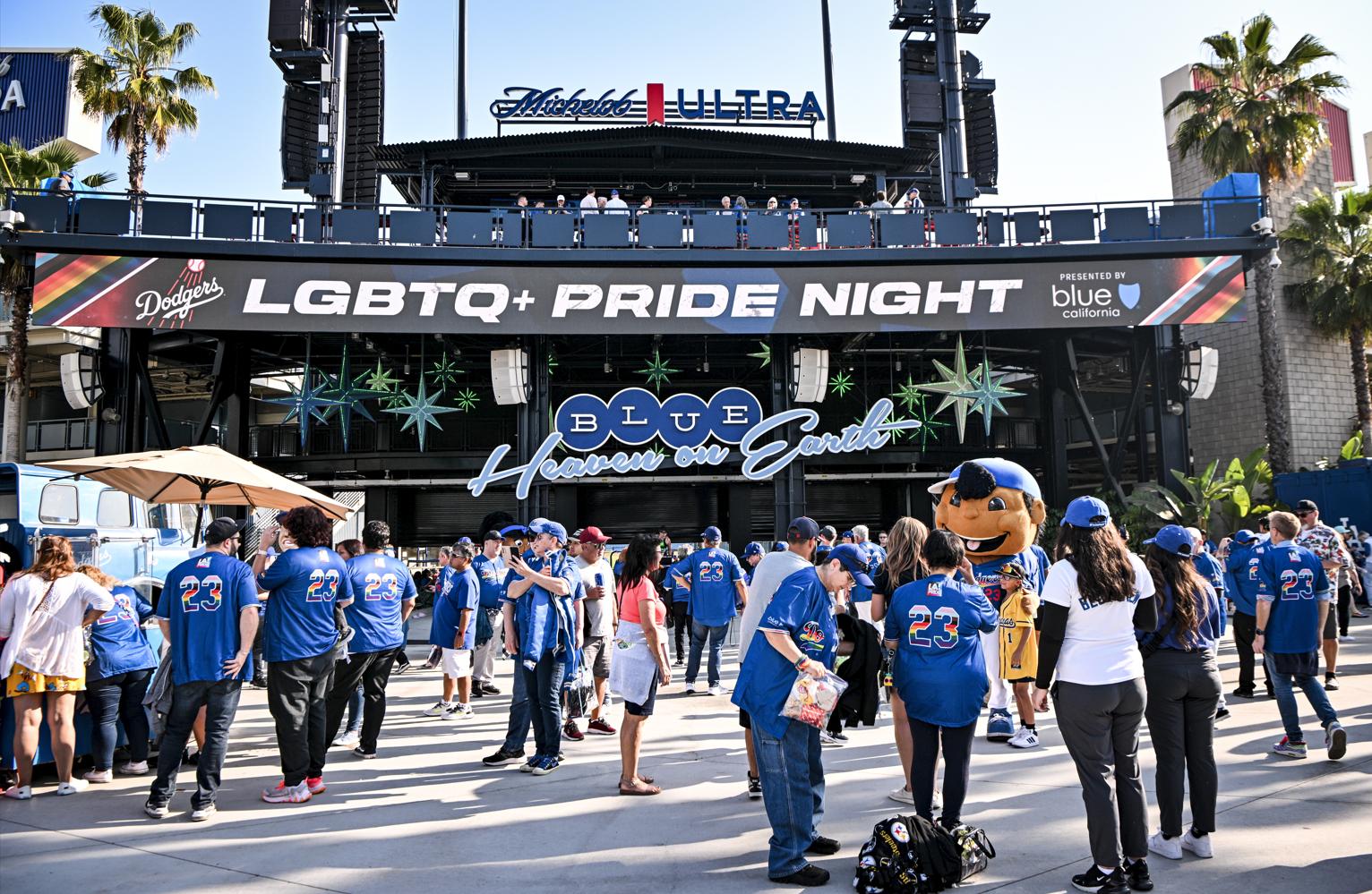 Pride Night 2023 at Dodgers Stadium: Mix of protest & celebration