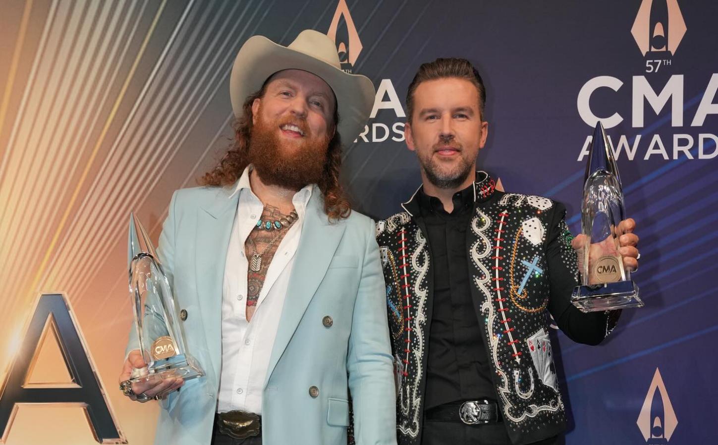 Gay Country artist & sibling win Vocal Duo at 57th CMA awards