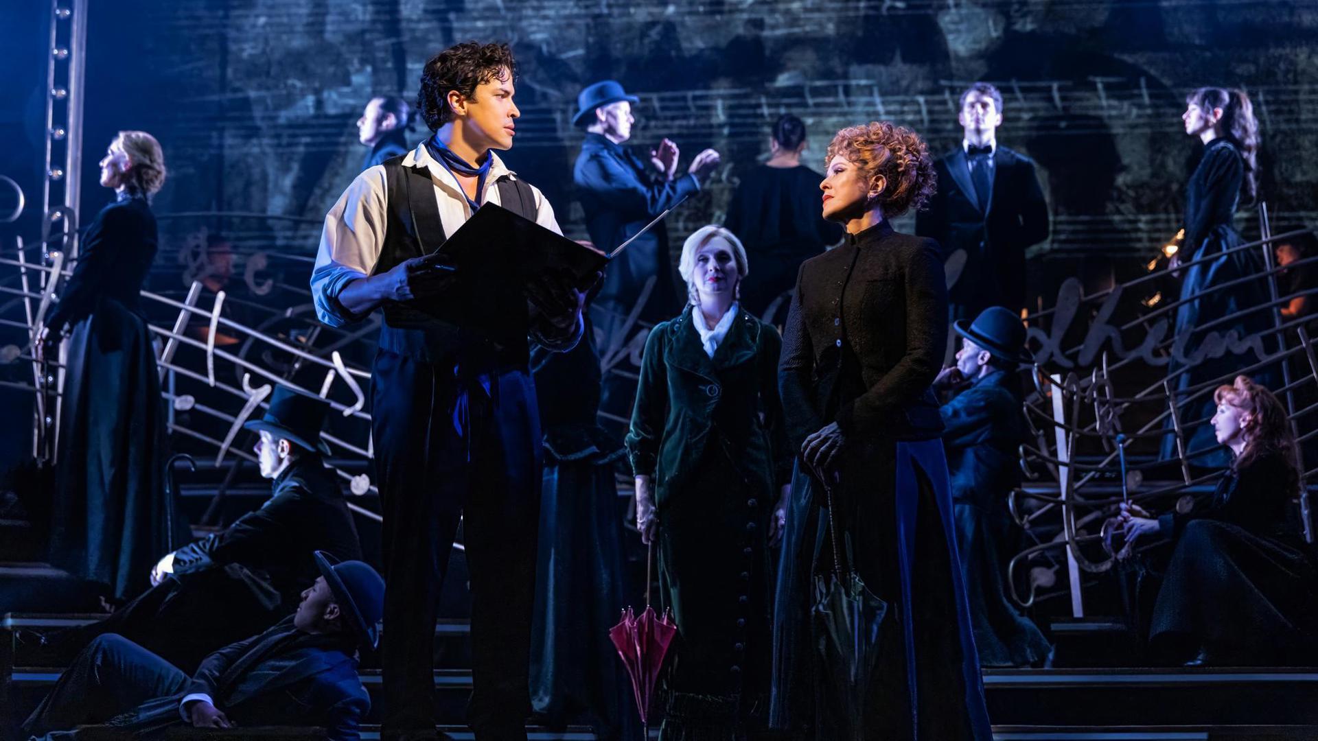 Bernadette Peters and Jacob Dickey in Old Friends / Photo credit: Matthew Murphy